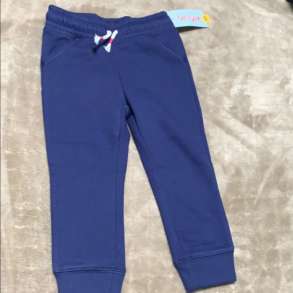 🔥Cat & Jack toddler boys joggers navy blue pants